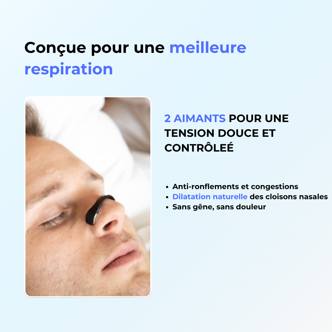 BonAir™ - Bande nasale magnétique