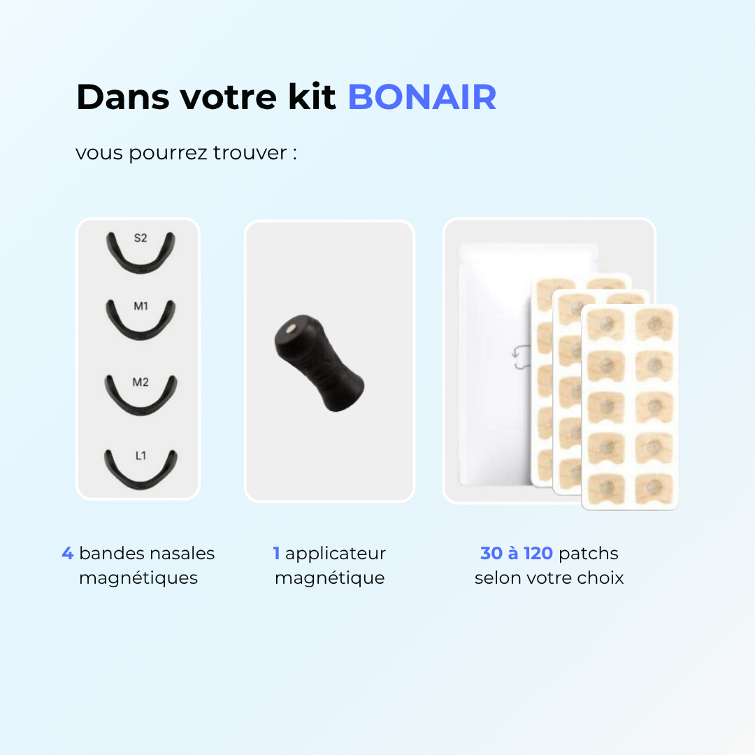 BonAir™ - Bande nasale magnétique