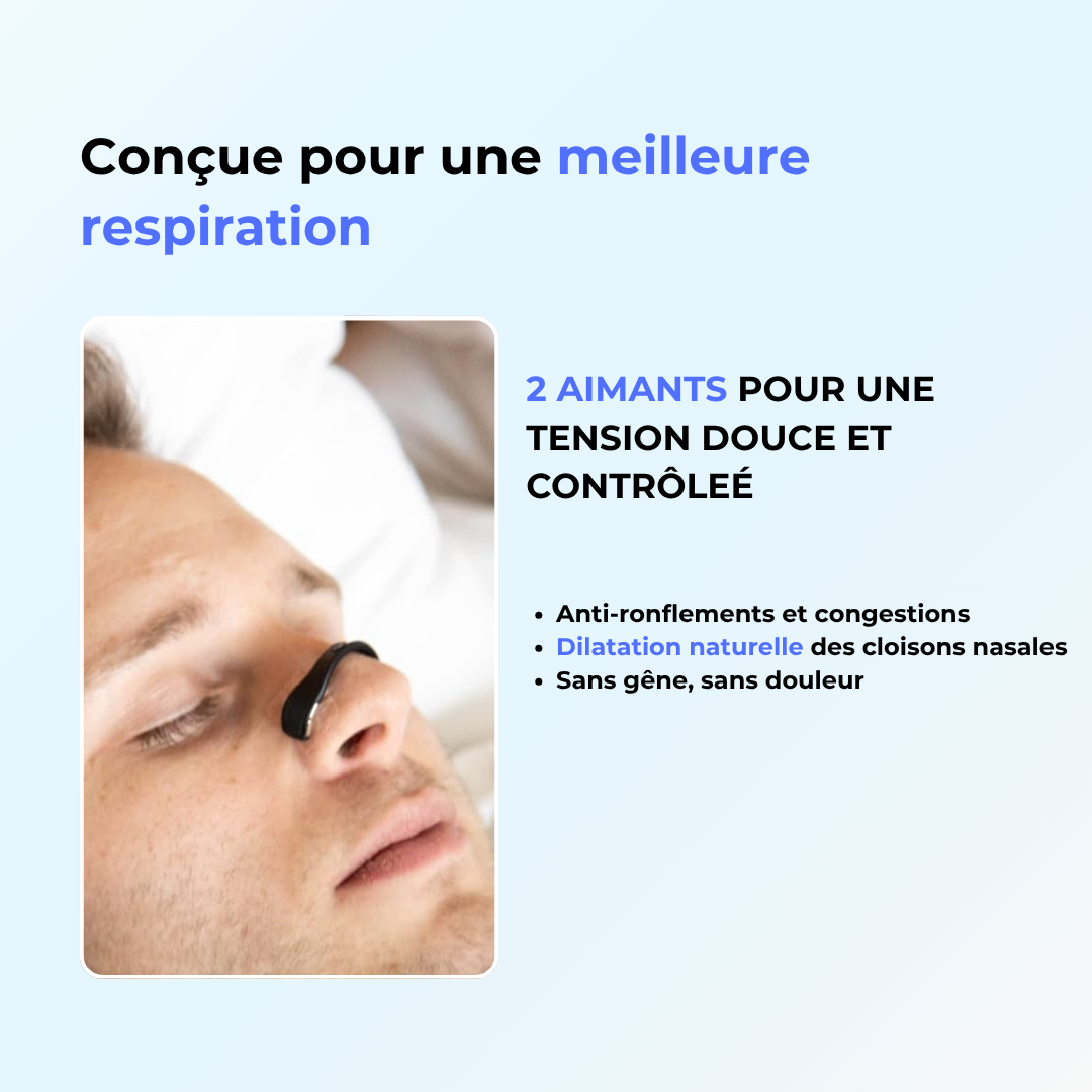 BonAir™ - Bande nasale magnétique